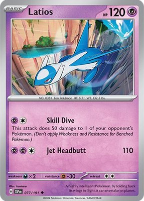 Latios, Surging Sparks