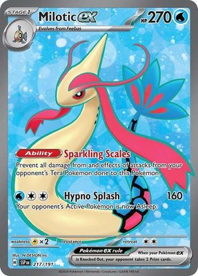 Milotic ex, Surging Sparks