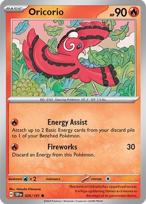 Oricorio, Surging Sparks