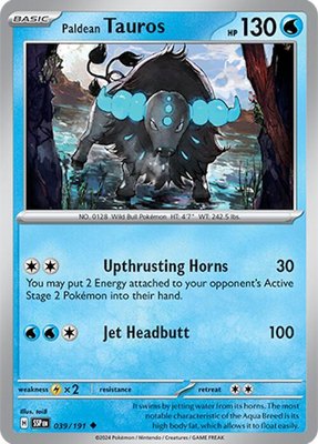 Paldean Tauros, Surging Sparks