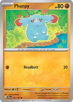 Phanpy, Surging Sparks