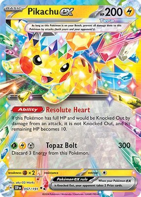 Pikachu ex, Surging Sparks