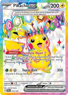 Pikachu ex, Surging Sparks