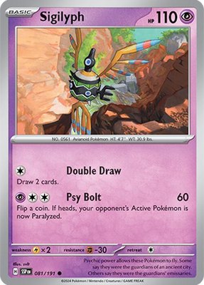 Sigilyph, Surging Sparks