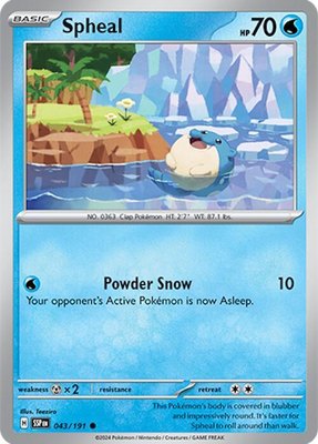 Spheal, Surging Sparks