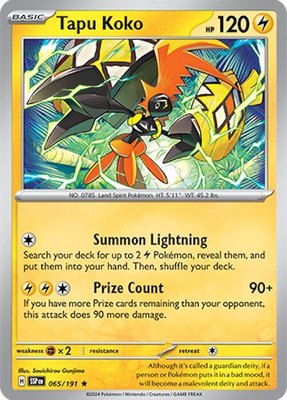 Tapu Koko, Surging Sparks