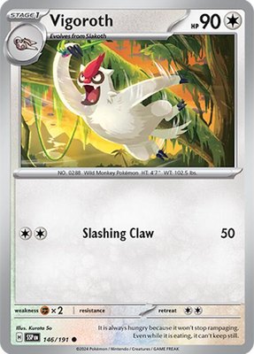 Vigoroth, Surging Sparks