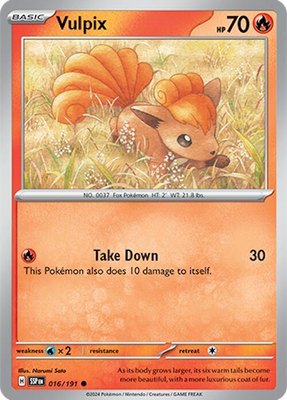Vulpix, Surging Sparks