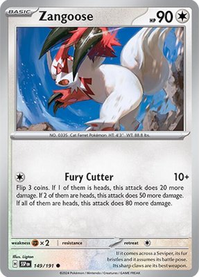 Zangoose, Surging Sparks