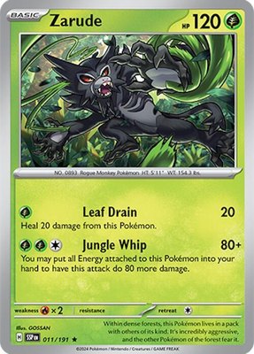 Zarude, Surging Sparks