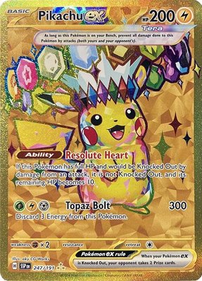 Pikachu ex, Surging Sparks