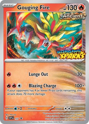 Gouging Fire, Scarlet & Violet Promo Cards
