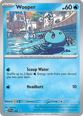 Wooper, Scarlet & Violet Promo Cards