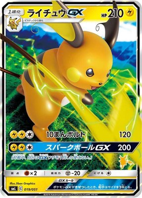 Raichu GX, Sun & Moon Family Pokemon Card Game