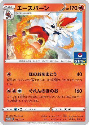 Cinderace -P, Sword & Shield Promos