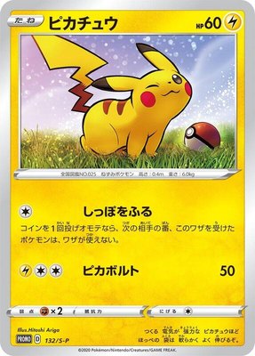 Pikachu -P, Sword & Shield Promos