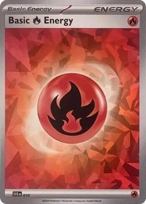 Basic Fire Energy (Cracked Ice Holo), Scarlet & Violet Energies