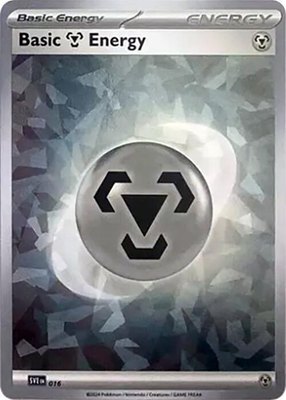 Basic Metal Energy (Cracked Ice Holo), Scarlet & Violet Energies