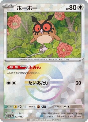 Hoothoot (Mirror Foil), Terastal Fest ex