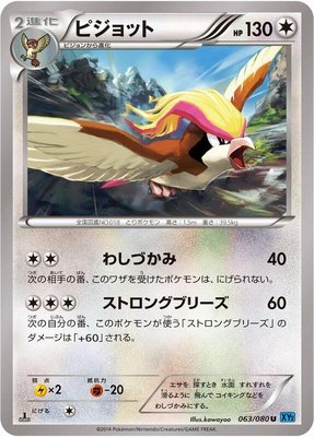 Pidgeot, Wild Blaze