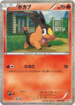Tepig, Journey Partners Collection Sheet