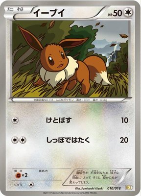Eevee, Zekrom-EX Battle Strength Deck