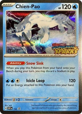 Chien-Pao (Staff), Scarlet & Violet Promo Cards