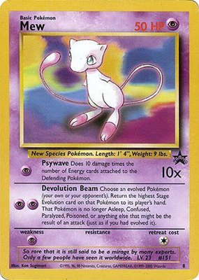 Mew (Glossy Finish), WoTC Promo