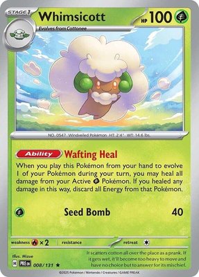 Whimsicott, Prismatic Evolutions