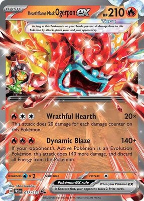Hearthflame Mask Ogerpon ex, Prismatic Evolutions