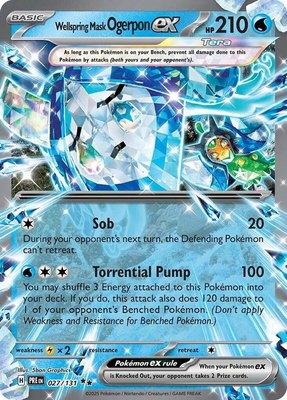 Wellspring Mask Ogerpon ex, Prismatic Evolutions