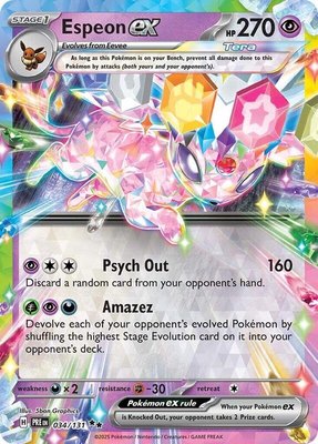 Espeon ex, Prismatic Evolutions