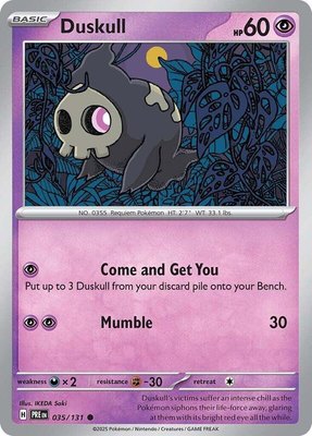 Duskull, Prismatic Evolutions