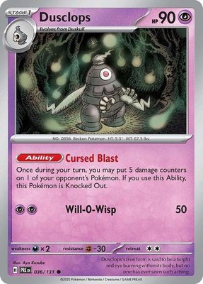 Dusclops, Prismatic Evolutions