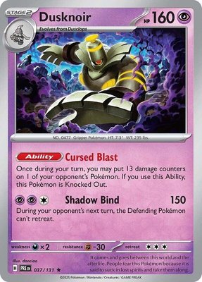 Dusknoir, Prismatic Evolutions