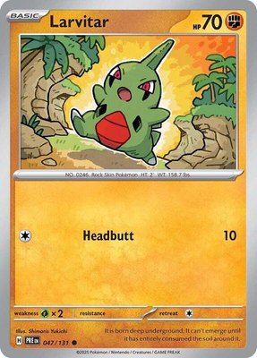 Larvitar, Prismatic Evolutions