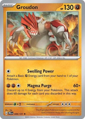 Groudon, Prismatic Evolutions