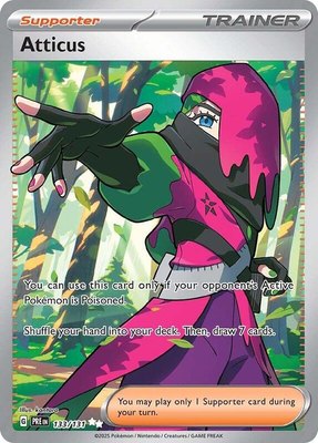 Atticus, Prismatic Evolutions