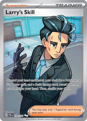 Larry's Skill, Prismatic Evolutions