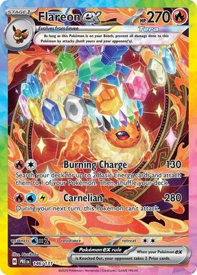 Flareon ex, Prismatic Evolutions