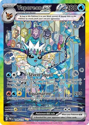 Vaporeon ex, Prismatic Evolutions