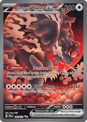 Bloodmoon Ursaluna ex, Prismatic Evolutions