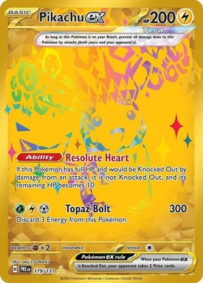 Pikachu ex, Prismatic Evolutions
