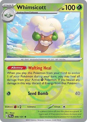 Whimsicott (Poke Ball Pattern), Prismatic Evolutions