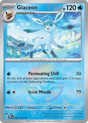 Glaceon (Poke Ball Pattern), Prismatic Evolutions