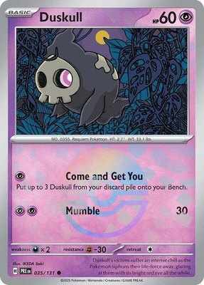Duskull (Poke Ball Pattern), Prismatic Evolutions