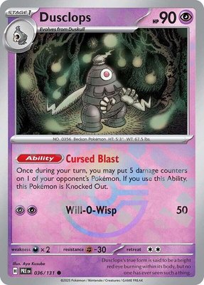 Dusclops (Poke Ball Pattern), Prismatic Evolutions