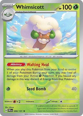 Whimsicott (Master Ball Pattern), Prismatic Evolutions