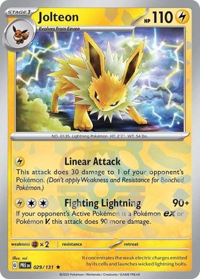 Jolteon (Master Ball Pattern), Prismatic Evolutions