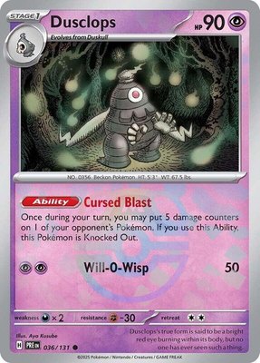 Dusclops (Master Ball Pattern), Prismatic Evolutions